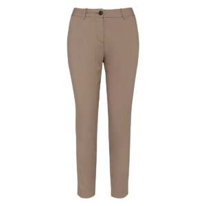 Pantalon chino 7/8 écoresponsable femme coton bio — Native Spirit NS737 - Wet Sand