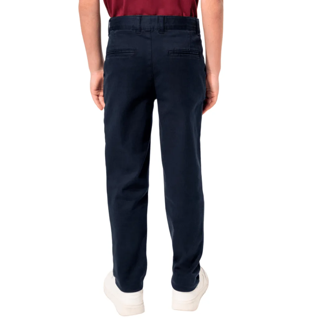 Pantalon chino garçon coton stretch — Kariban K7005 - vue 1