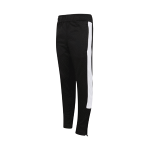 Jogging enfant coupe slim polyester 250 g/m² — Finden Hales LV883 - Black/White