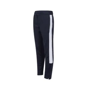 Jogging enfant coupe slim polyester 250 g/m² — Finden Hales LV883 - Navy / White