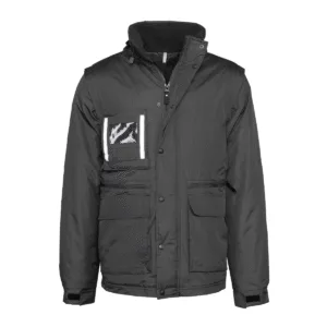 Parka workwear manches amovibles homme — WK. DESIGNED TO WORK WK6106 - Black