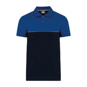 Polo bicolore manches courtes 220 g/m² — WK. DESIGNED TO WORK WK210 - Navy / Royal Blue