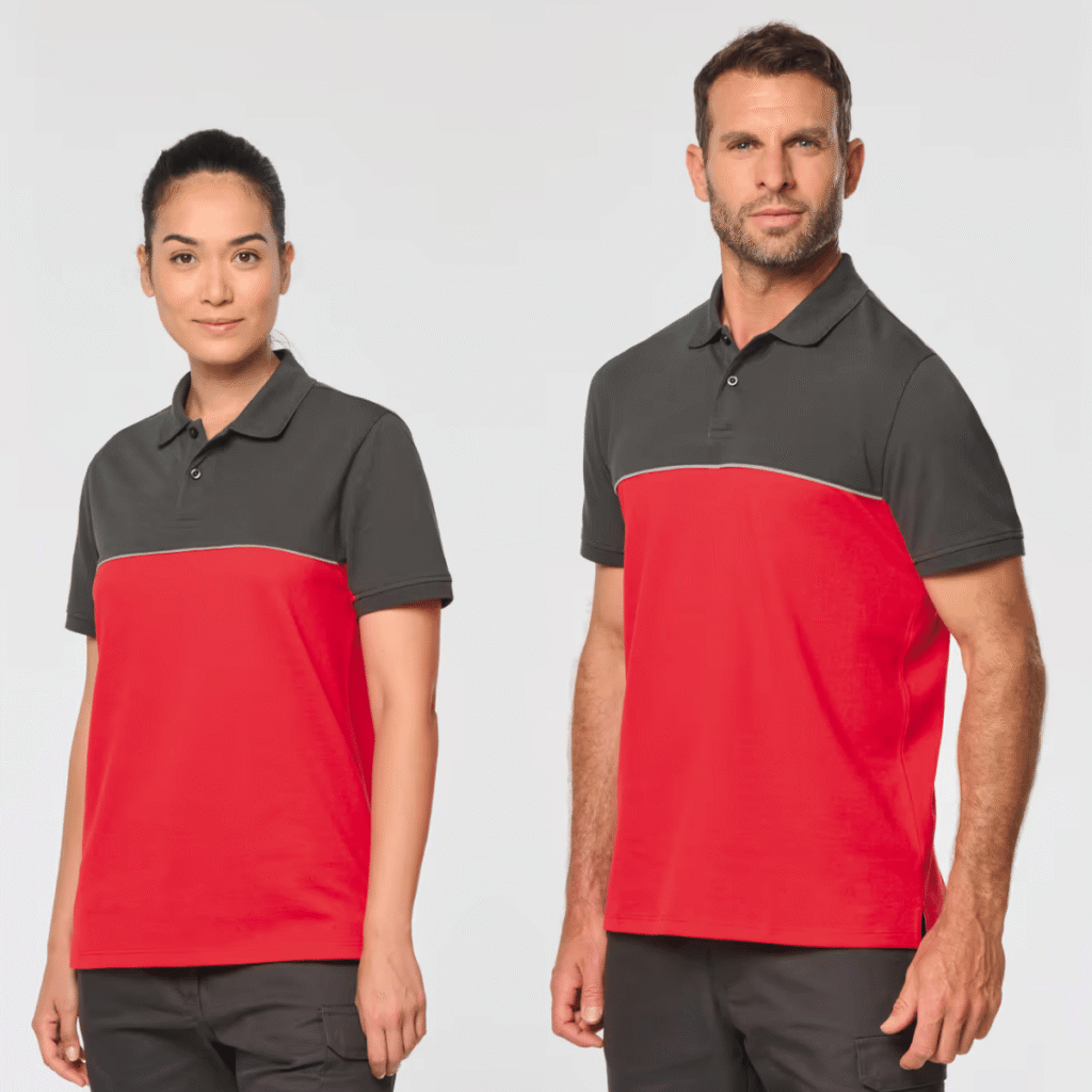 Polo bicolore manches courtes 220 g/m² — WK. DESIGNED TO WORK WK210
