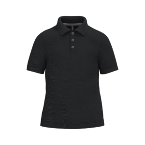 Polo manches courtes enfant coton 220 g/m² — Kariban K249 - Black