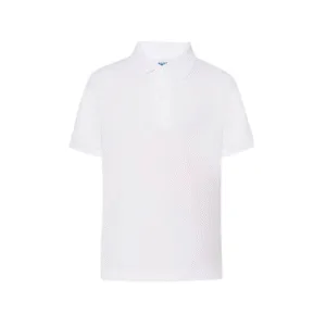 Polo enfant coton peigné 210 g/m² — JHK JK210K - White