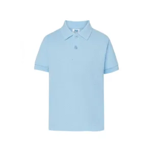 Polo enfant coton peigné 210 g/m² — JHK JK210K - Sky Blue