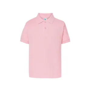 Polo enfant coton peigné 210 g/m² — JHK JK210K - Pink