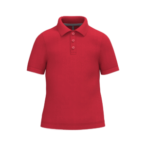 Polo manches courtes enfant coton 220 g/m² — Kariban K249 - Red