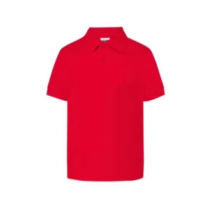 Polo enfant coton peigné 210 g/m² — JHK JK210K - Red