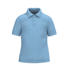 Polo manches courtes enfant coton 220 g/m² — Kariban K249 - Sky Blue