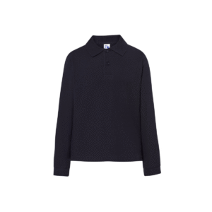 Polo enfant manches longues coton peigné 210 g/m² — JHK JK215K - Navy