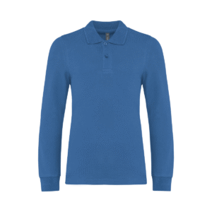 Polo manches longues enfant coton 180 g/m² — Kariban K269 - Light Royal Blue