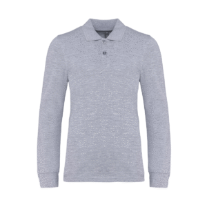 Polo manches longues enfant coton 180 g/m² — Kariban K269 - Oxford Grey