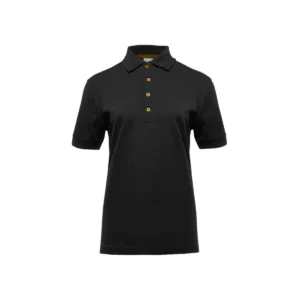 Polo femme piqué boutons contrastés 210 g/m² — Pen Duick BM101 - Black/Gold