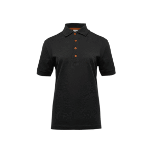 Polo femme piqué boutons contrastés 210 g/m² — Pen Duick BM101 - Black/Orange