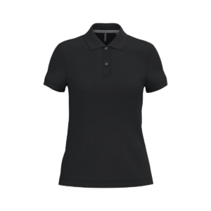 Polo manches courtes femme coton 220 g/m² — Kariban K242 - Black