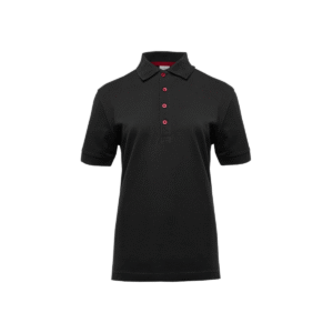 Polo femme piqué boutons contrastés 210 g/m² — Pen Duick BM101 - Black/Red
