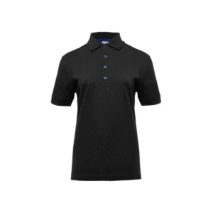 Polo femme piqué boutons contrastés 210 g/m² — Pen Duick BM101 - Black/Royal