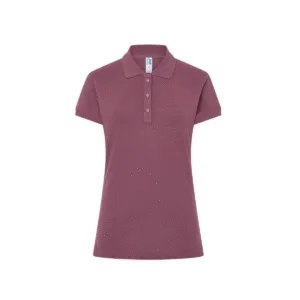 Polo femme cintré coton peigné 200 g/m² — JHK JK211 - Dusty Purple