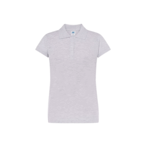 Polo femme cintré coton peigné 200 g/m² — JHK JK211 - Ash Grey
