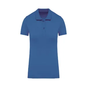 Polo piqué femme coton bio 180 g/m² — Kariban K2026 - Light Royal Blue