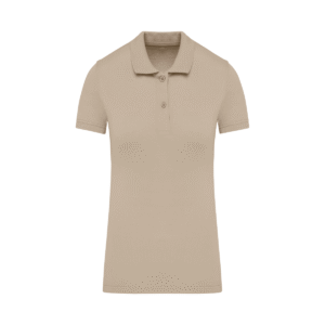 Polo piqué femme coton bio 180 g/m² — Kariban K2026 - Light Sand