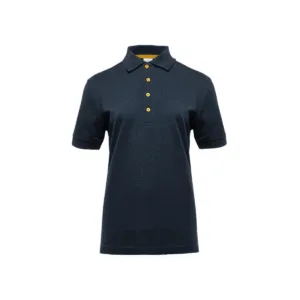 Polo femme piqué boutons contrastés 210 g/m² — Pen Duick BM101 - Navy/Gold