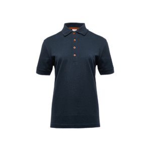 Polo femme piqué boutons contrastés 210 g/m² — Pen Duick BM101 - Navy/Orange