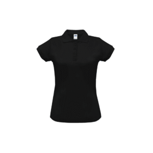 Polo femme cintré coton peigné 200 g/m² — JHK JK211 - Black