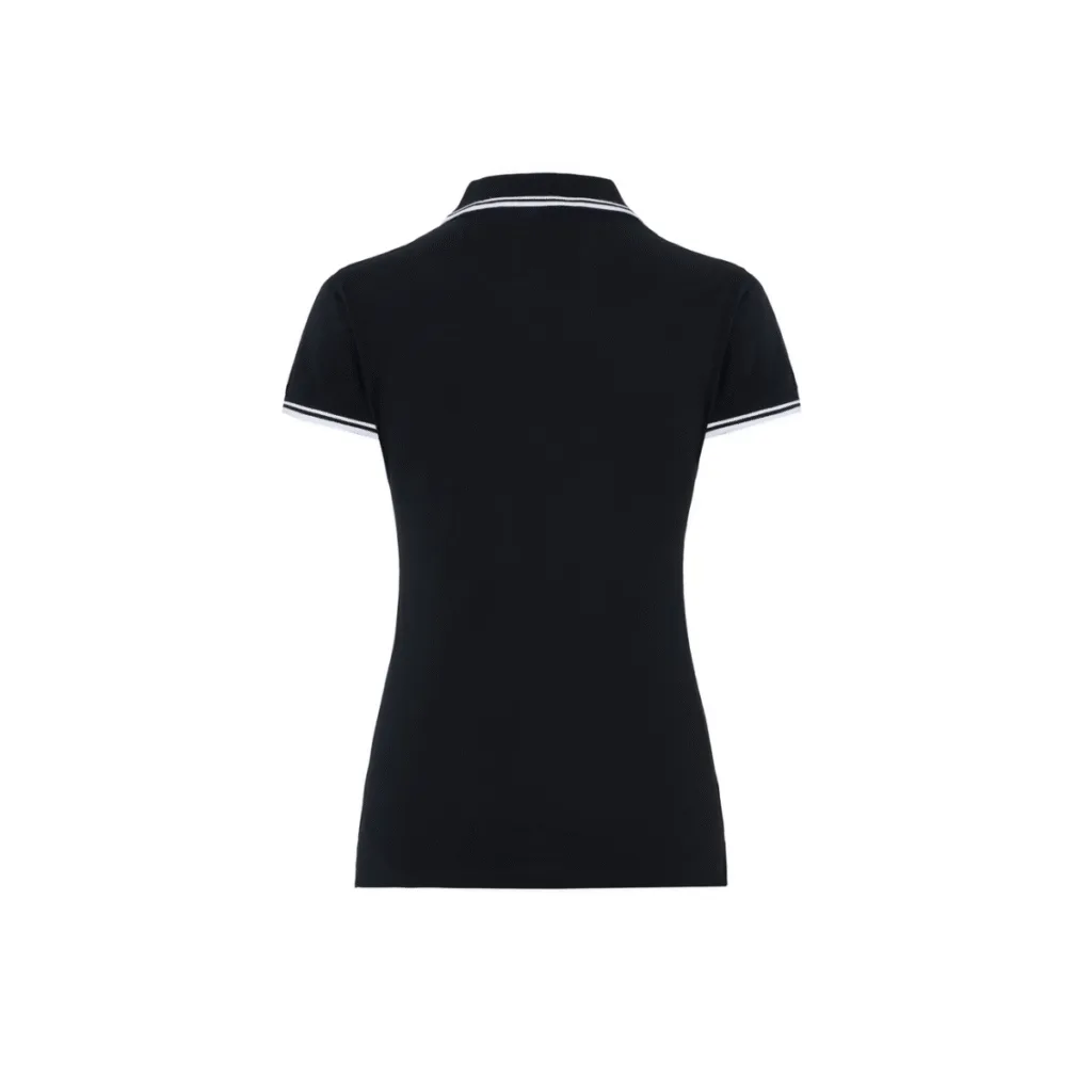 Polo femme piqué contrasté coton peigné 200 g/m² — JHK JK206 - vue 2