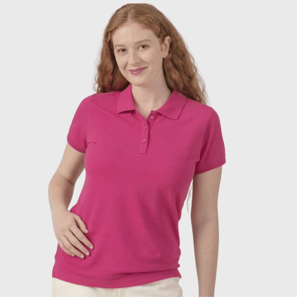 Polo femme cintré coton peigné 200 g/m² — JHK JK211