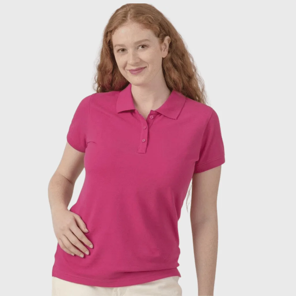 Polo femme cintré coton peigné 200 g/m² — JHK JK211