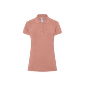 Polo femme cintré coton peigné 200 g/m² — JHK JK211 - Pink Vintage