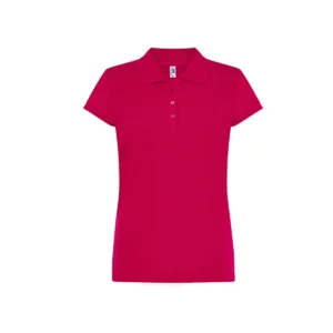 Polo femme cintré coton peigné 200 g/m² — JHK JK211 - Raspberry