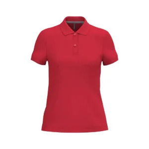 Polo manches courtes femme coton 220 g/m² — Kariban K242 - Red