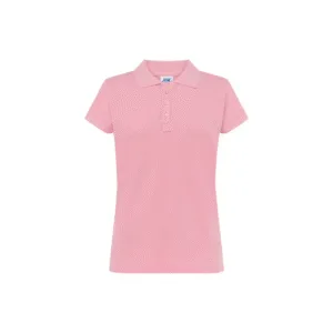 Polo femme cintré coton peigné 200 g/m² — JHK JK211 - Pink