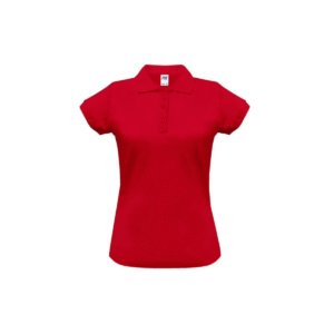 Polo femme cintré coton peigné 200 g/m² — JHK JK211 - Red