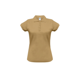 Polo femme cintré coton peigné 200 g/m² — JHK JK211 - Sand