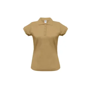 Polo femme cintré coton peigné 200 g/m² — JHK JK211 - Sand