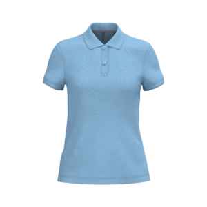 Polo manches courtes femme coton 220 g/m² — Kariban K242 - Sky Blue