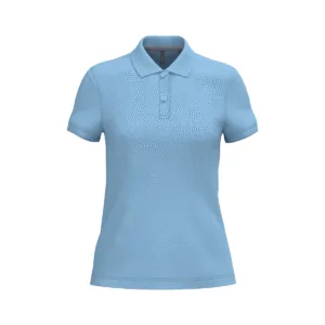 Polo manches courtes femme coton 220 g/m² — Kariban K242 - Sky Blue
