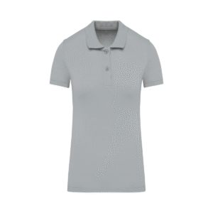 Polo piqué femme coton bio 180 g/m² — Kariban K2026 - Snow Grey