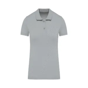 Polo piqué femme coton bio 180 g/m² — Kariban K2026 - Snow Grey