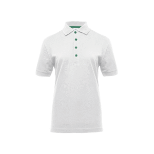 Polo femme piqué boutons contrastés 210 g/m² — Pen Duick BM101 - White/Kelly Green