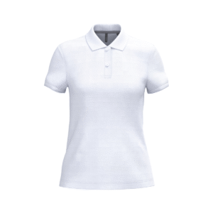 Polo manches courtes femme coton 220 g/m² — Kariban K242 - White