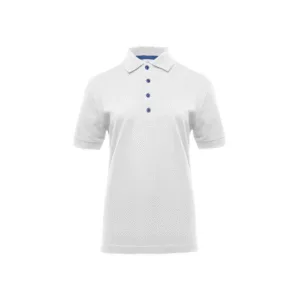 Polo femme piqué boutons contrastés 210 g/m² — Pen Duick BM101 - White/Royal