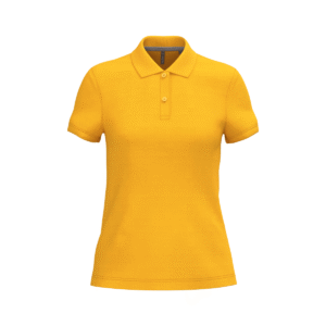 Polo manches courtes femme coton 220 g/m² — Kariban K242 - Yellow