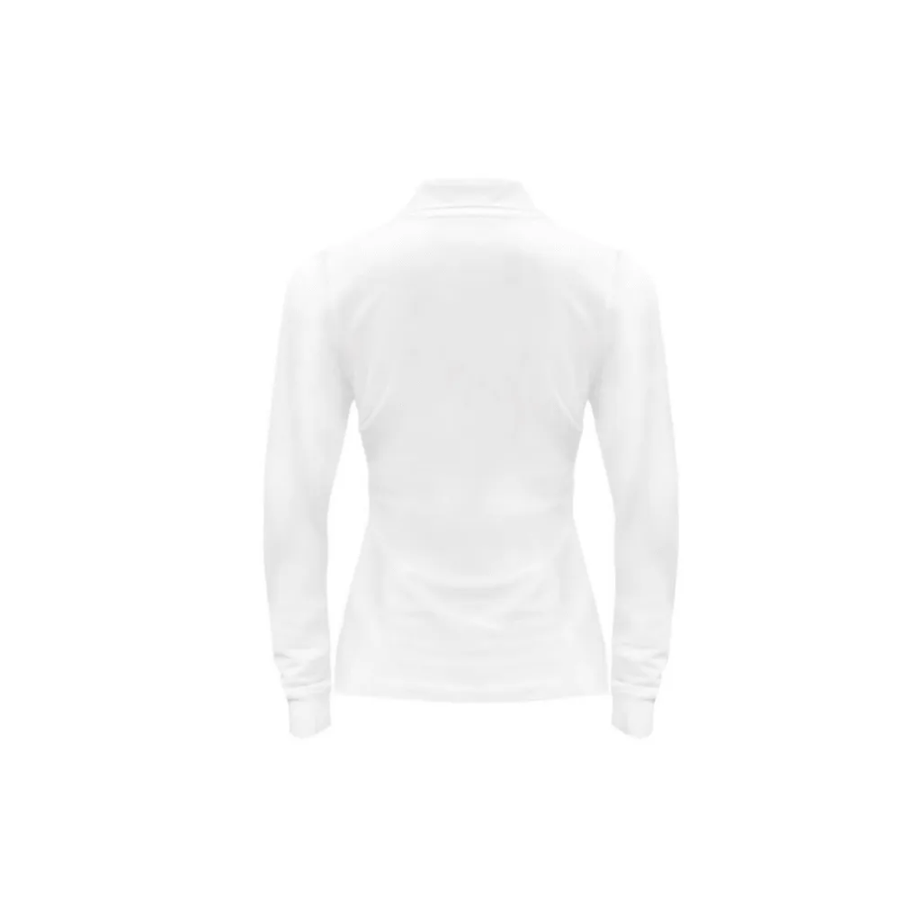 Polo femme manches longues coton peigné 200 g/m² — JHK JK216 - vue 2
