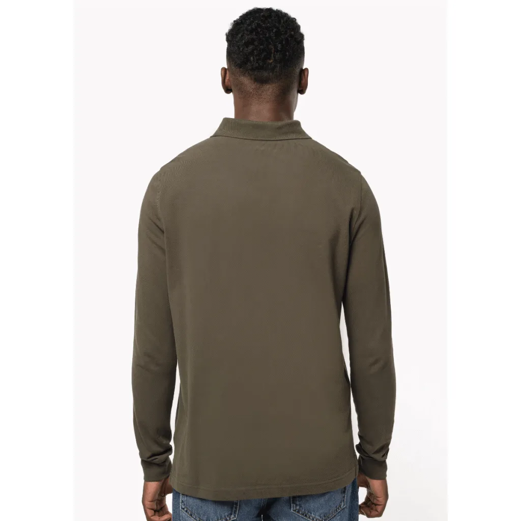 Polo manches longues homme coton 220 g/m² — Kariban K243 - vue 1