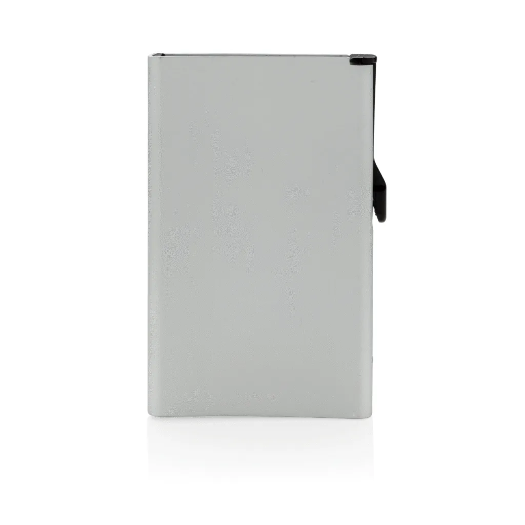 Porte-cartes aluminium anti-RFID noir — XD Collection - vue 3
